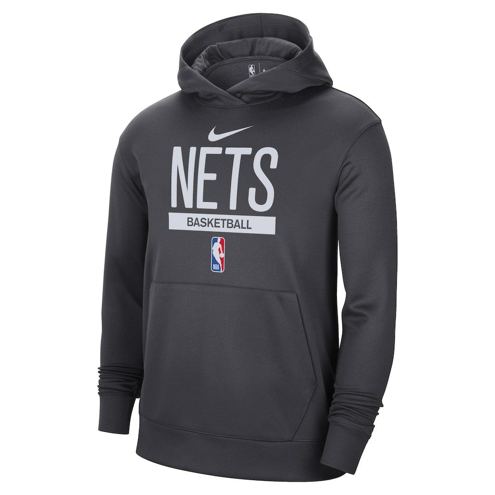 Brooklyn Nets 2022/23 Spotlight On-Court Practice Performance Pullover Hoodie Anthracite - Nike