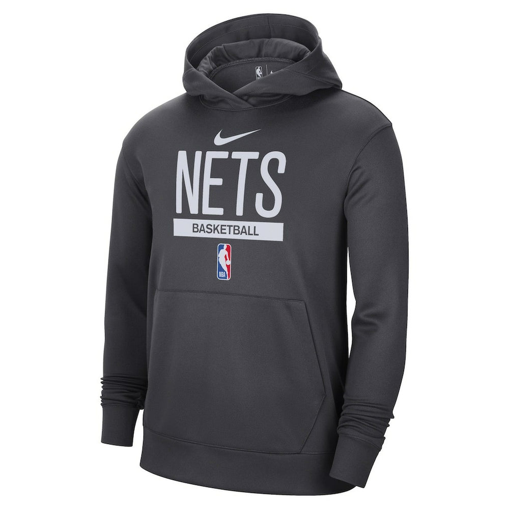 Brooklyn Nets 2022/23 Spotlight On-Court Practice Performance Pullover Hoodie Anthracite - Nike