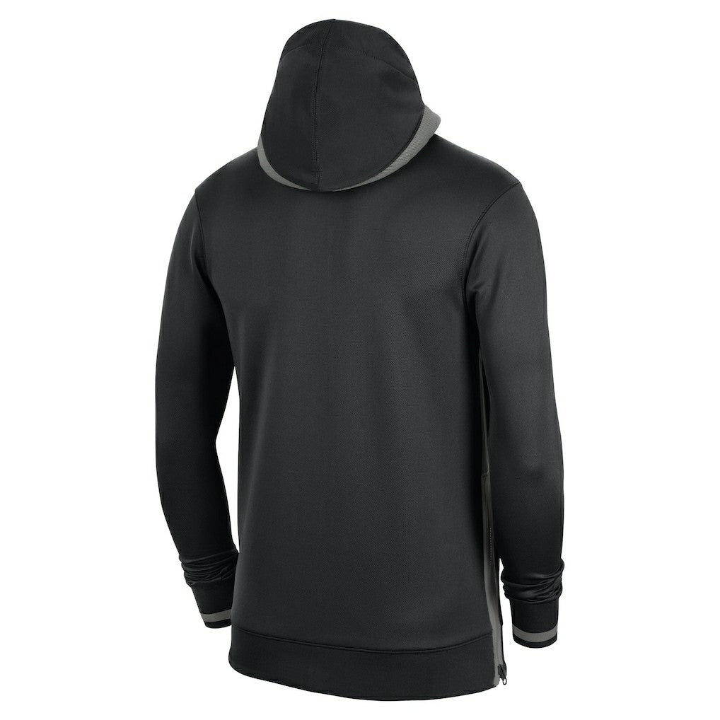Brooklyn Nets Authentic Showtime Performance Full-Zip Hoodie Black - Nike