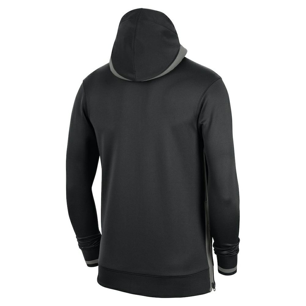 Brooklyn Nets Authentic Showtime Performance Full-Zip Hoodie Black - Nike