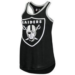 Las Vegas Raiders G-III 4Her by Carl Banks Women's Tater Burnout Tank Top - Black Tops