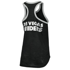 Las Vegas Raiders G-III 4Her by Carl Banks Women's Tater Burnout Tank Top - Black Tops