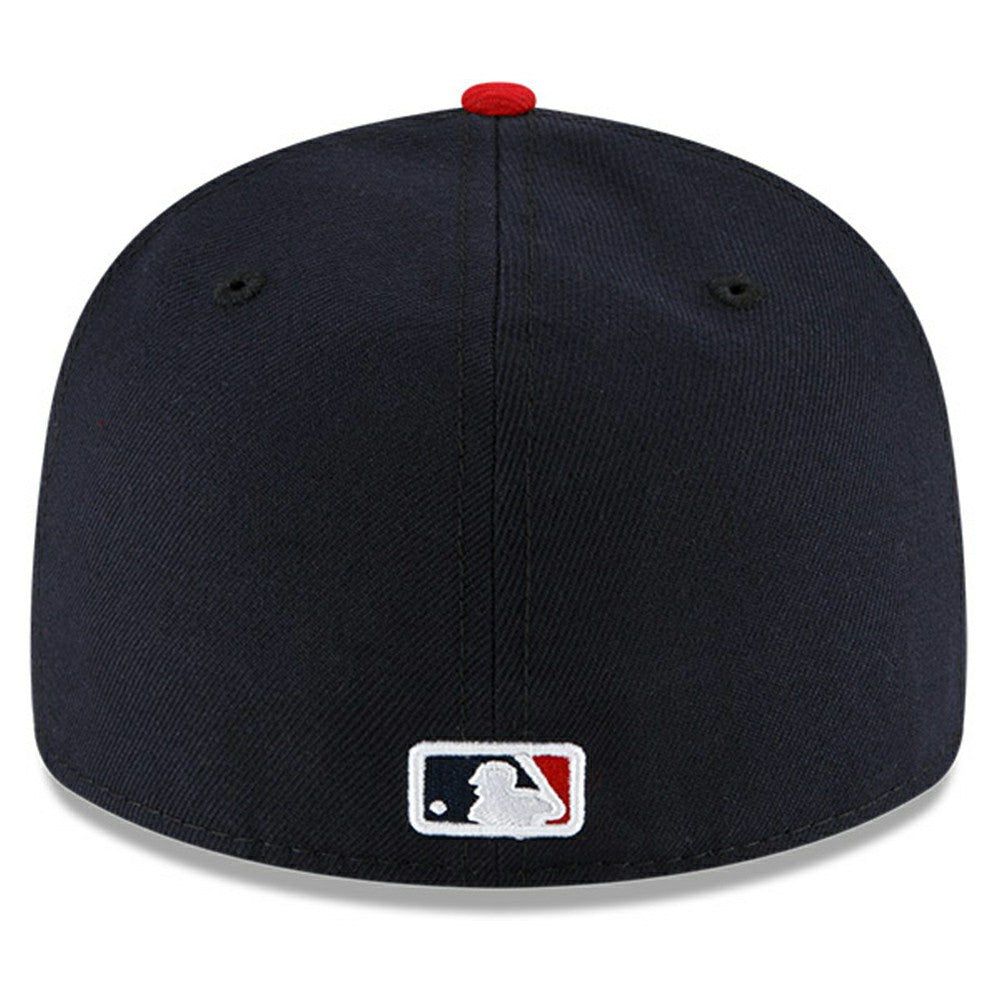 Cleveland Guardians New Era Authentic Collection On-Field Home Low Profile 59FIFTY Fitted Hat - Navy/Red Hats