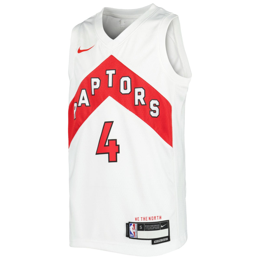 Scottie Barnes Toronto Raptors Youth Swingman Jersey Association Edition White - Nike