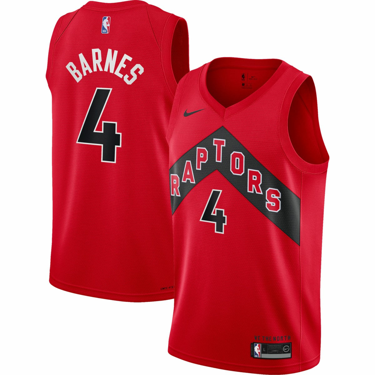 Scottie Barnes Toronto Raptors Youth Swingman Jersey Icon Edition Red - Nike