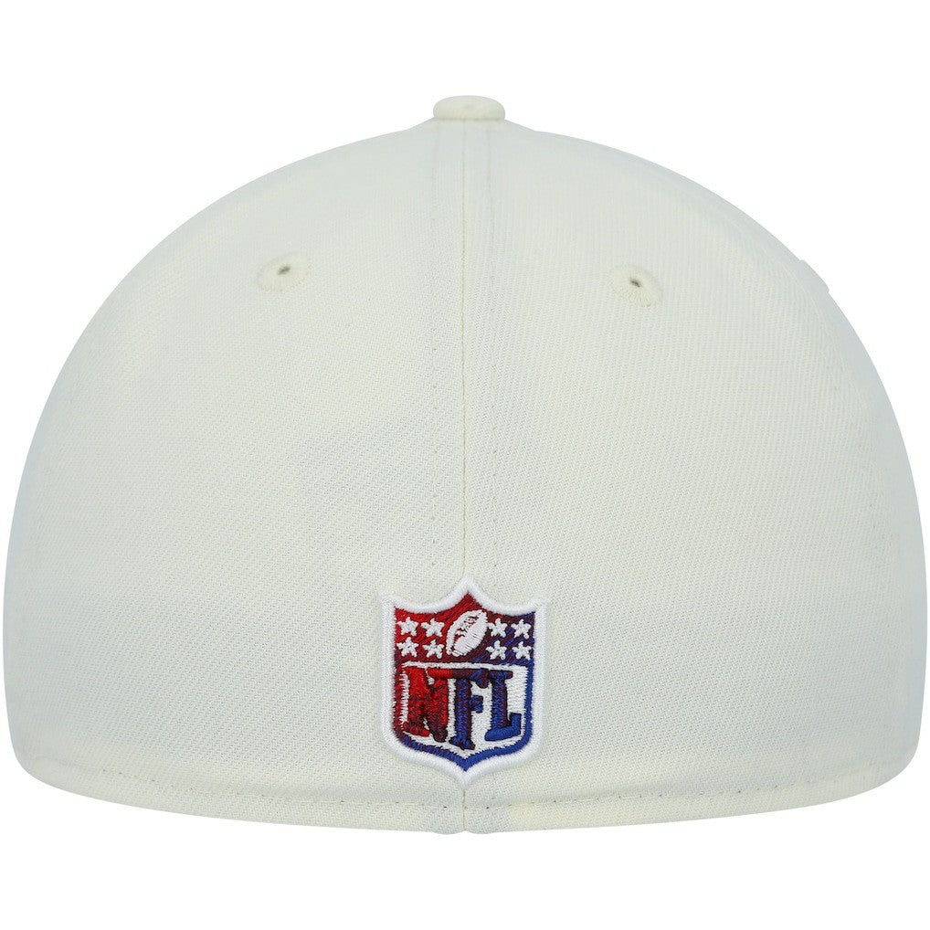 New York Giants New Era Chrome Color Dim 59FIFTY Fitted Hat - Cream Hats