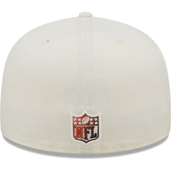 Cleveland Browns New Era Chrome Color Dim 59FIFTY Fitted Hat - Cream Hats