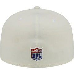 New York Giants New Era Chrome Color Dim 59FIFTY Fitted Hat - Cream Hats