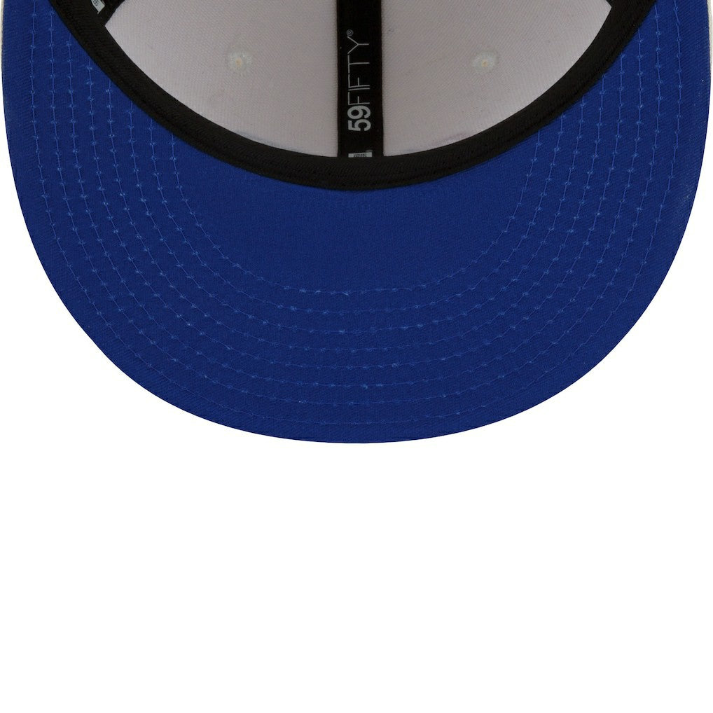 New York Giants New Era Chrome Color Dim 59FIFTY Fitted Hat - Cream Hats