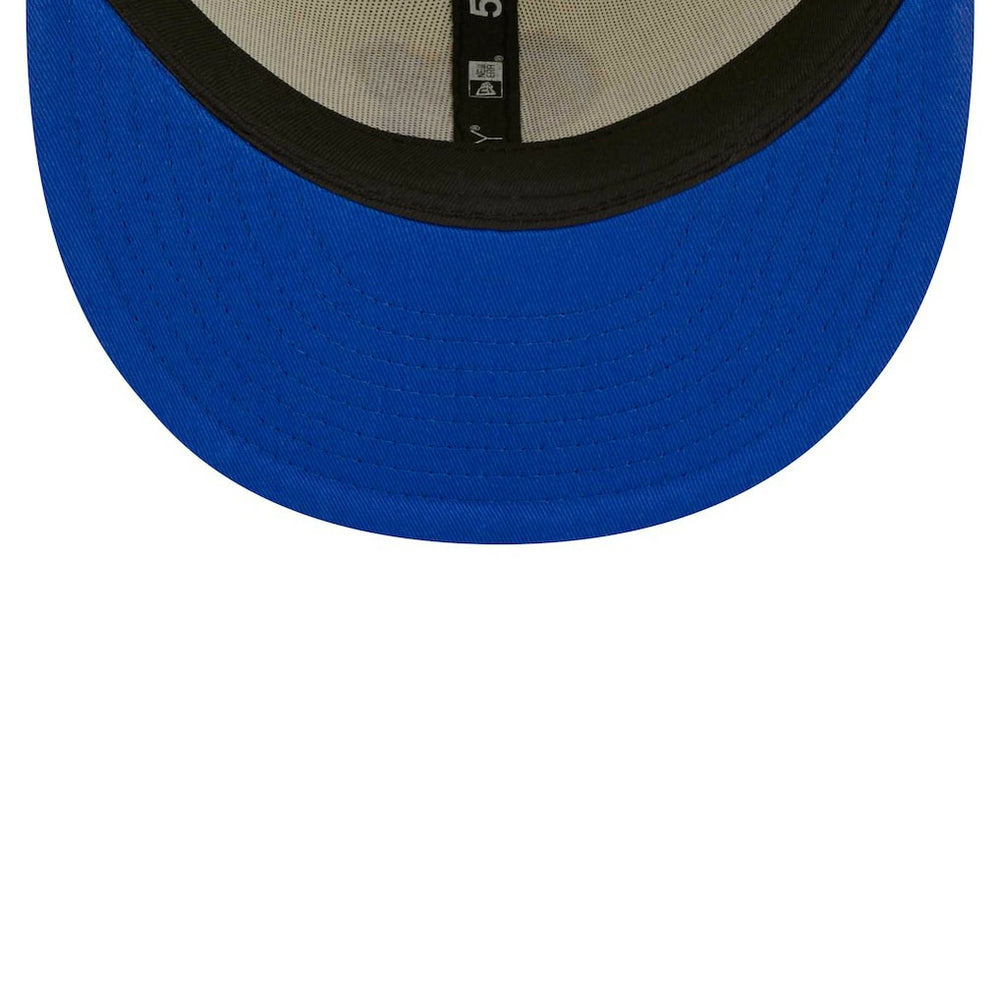 Los Angeles Rams New Era Chrome Color Dim 59FIFTY Fitted Hat - Cream Hats