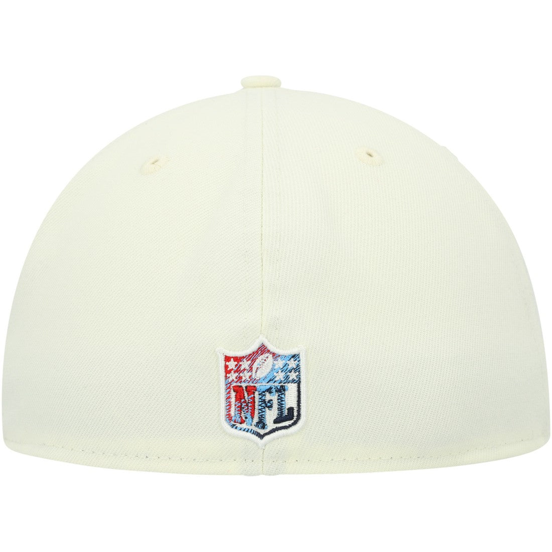 Tennessee Titans New Era Chrome Color Dim 59FIFTY Fitted Hat - Cream Hats