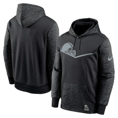 Cleveland Browns RFLCTV Chevron Pullover Hoodie - Black Hoodies