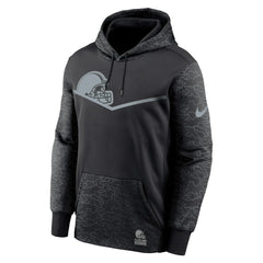 Cleveland Browns RFLCTV Chevron Pullover Hoodie - Black Hoodies