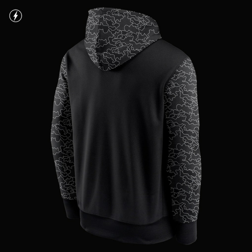 Cleveland Browns RFLCTV Chevron Pullover Hoodie - Black Hoodies