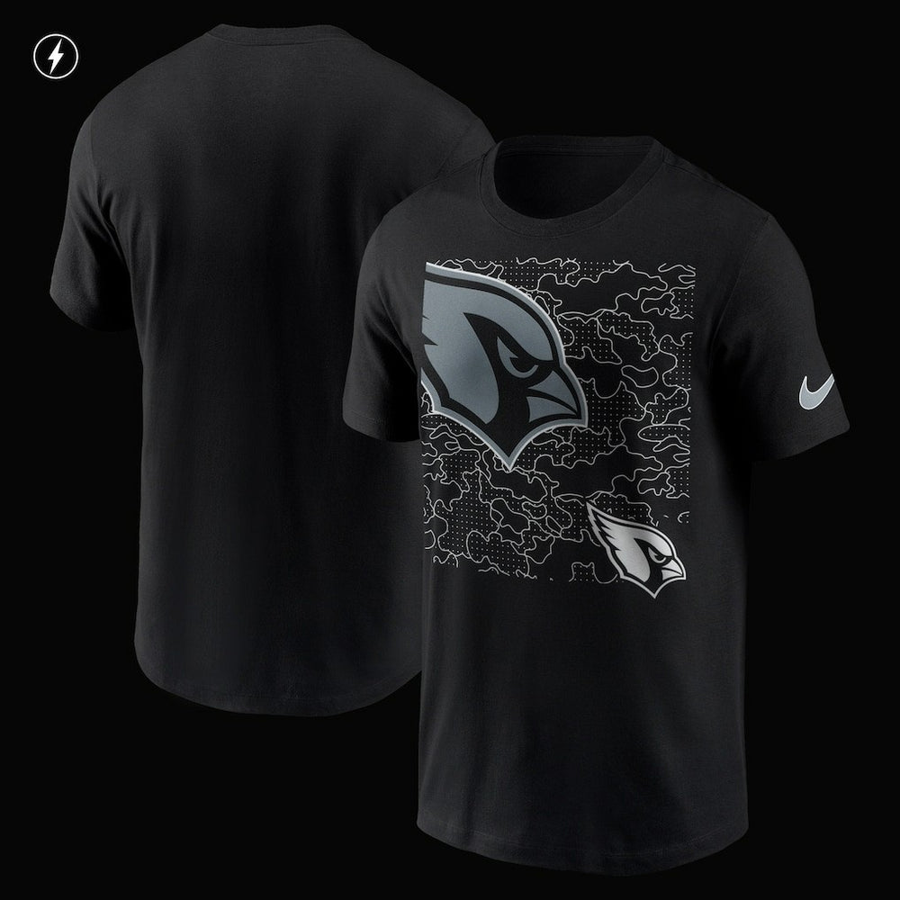 Arizona Cardinals RFLCTV T-Shirt - Black T-shirts