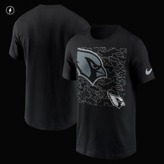 Arizona Cardinals RFLCTV T-Shirt - Black T-shirts