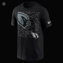 Arizona Cardinals RFLCTV T-Shirt - Black T-shirts