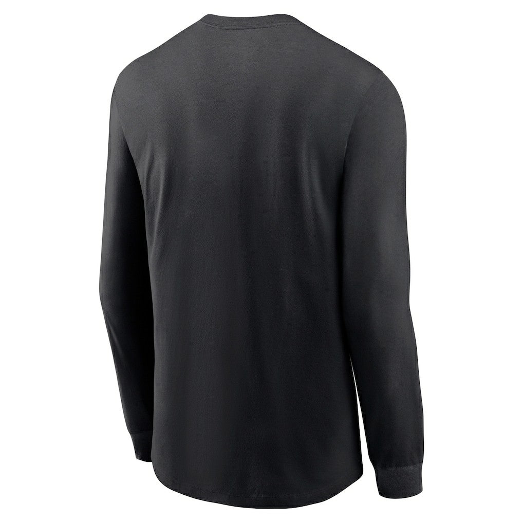 Las Vegas Raiders RFLCTV Name and Logo T-Shirt - Black T-shirts