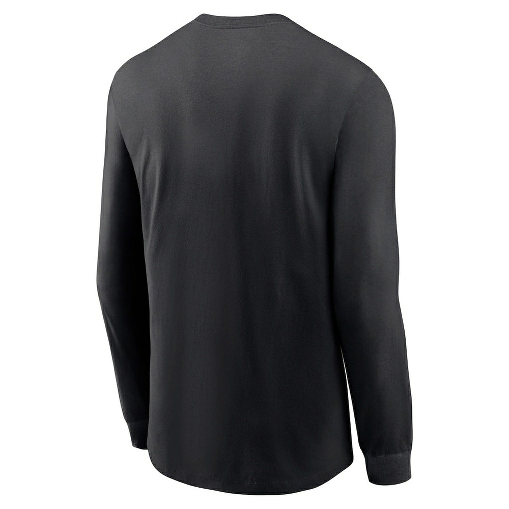 Las Vegas Raiders RFLCTV Name and Logo T-Shirt - Black T-shirts