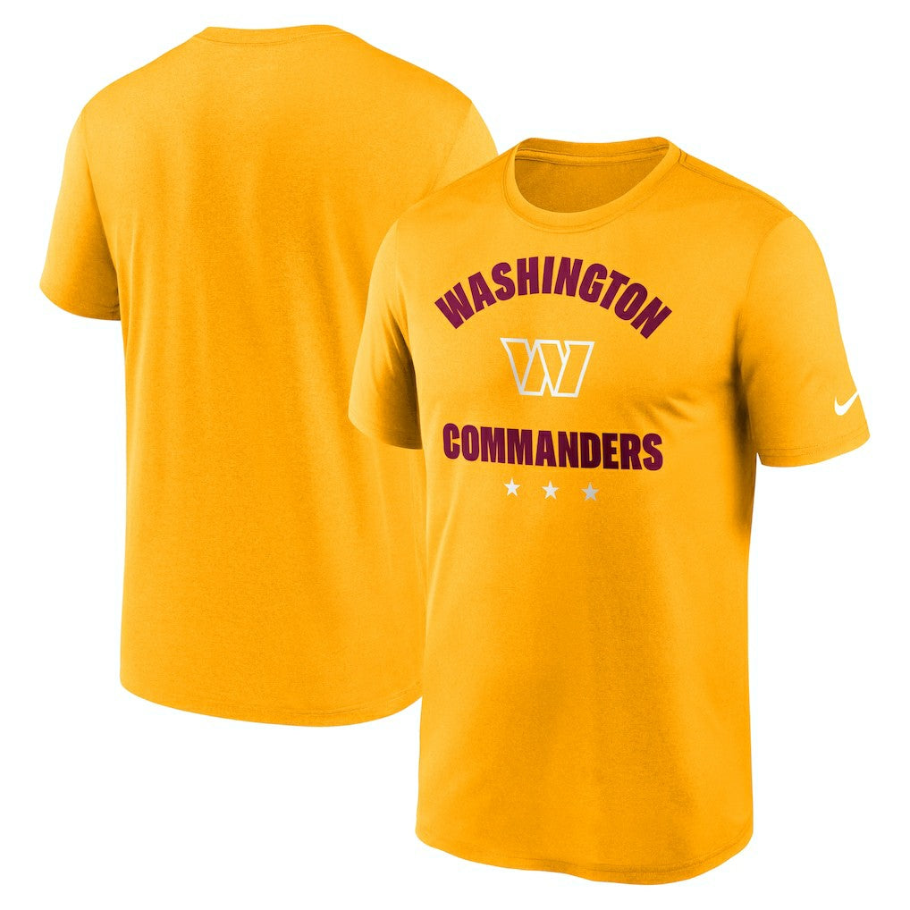 Washington Commanders Arch Legend T-Shirt - Gold T-shirts