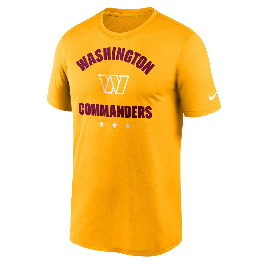 Washington Commanders Arch Legend T-Shirt - Gold T-shirts