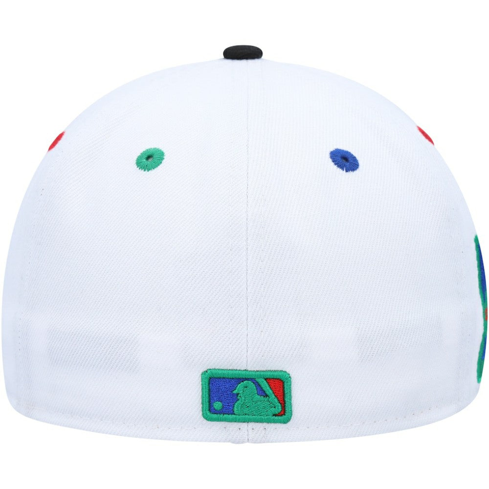 Colorado Rockies New Era 25th Anniversary Primary Eye 59FIFTY Fitted Hat - White/Black Hats