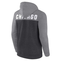 Chicago White Sox Fanatics Blown Away Full-Zip Hoodie - Heathered Charcoal/Heathered Gray Hoodies