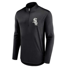 Chicago White Sox Fanatics Tough Minded Lightweight Quarter-Zip Pullover - Black Pullover