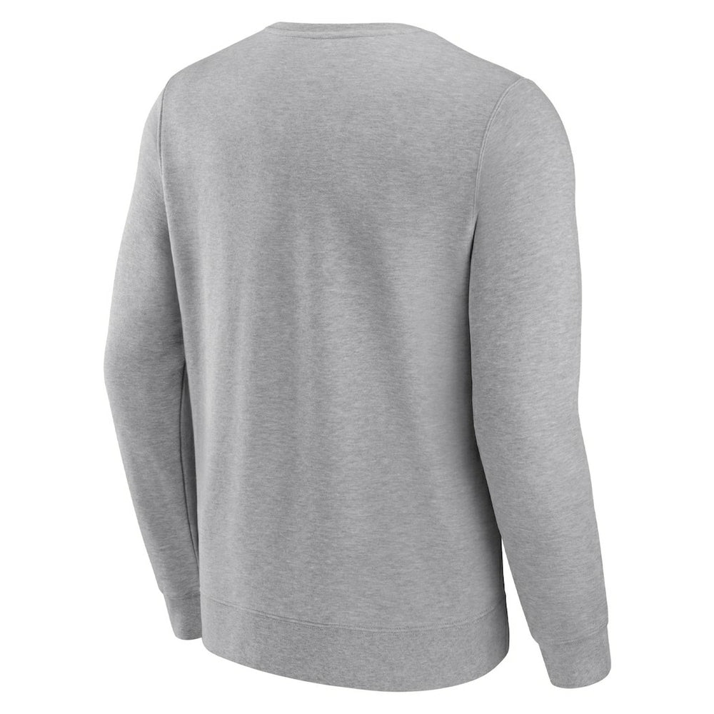 Chicago Bulls True Classics Vint Pullover Sweatshirt Heathered Gray - Fanatics