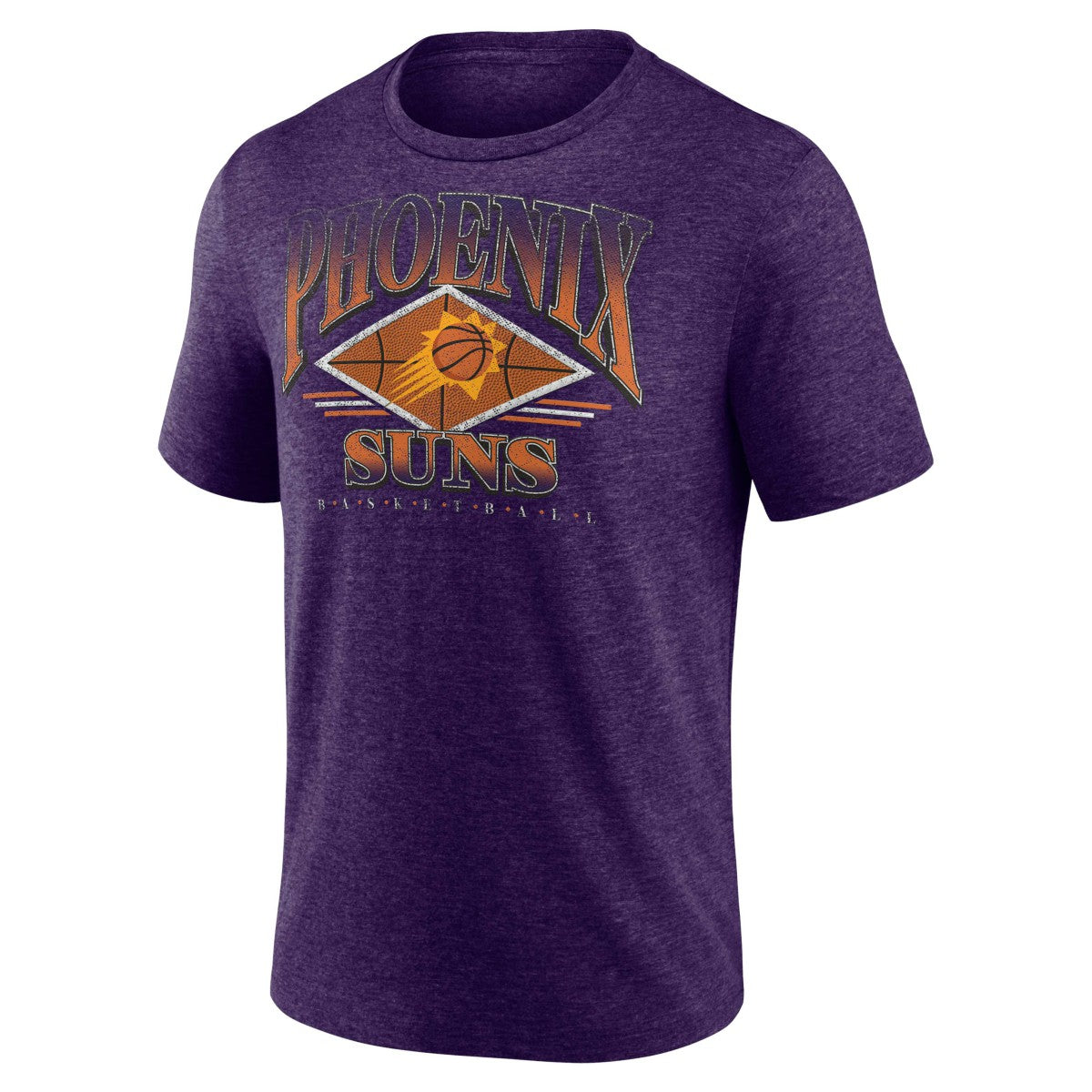 Phoenix Suns True Classics Power Phase Tri-Blend T-Shirt Heather Purple - Fanatics