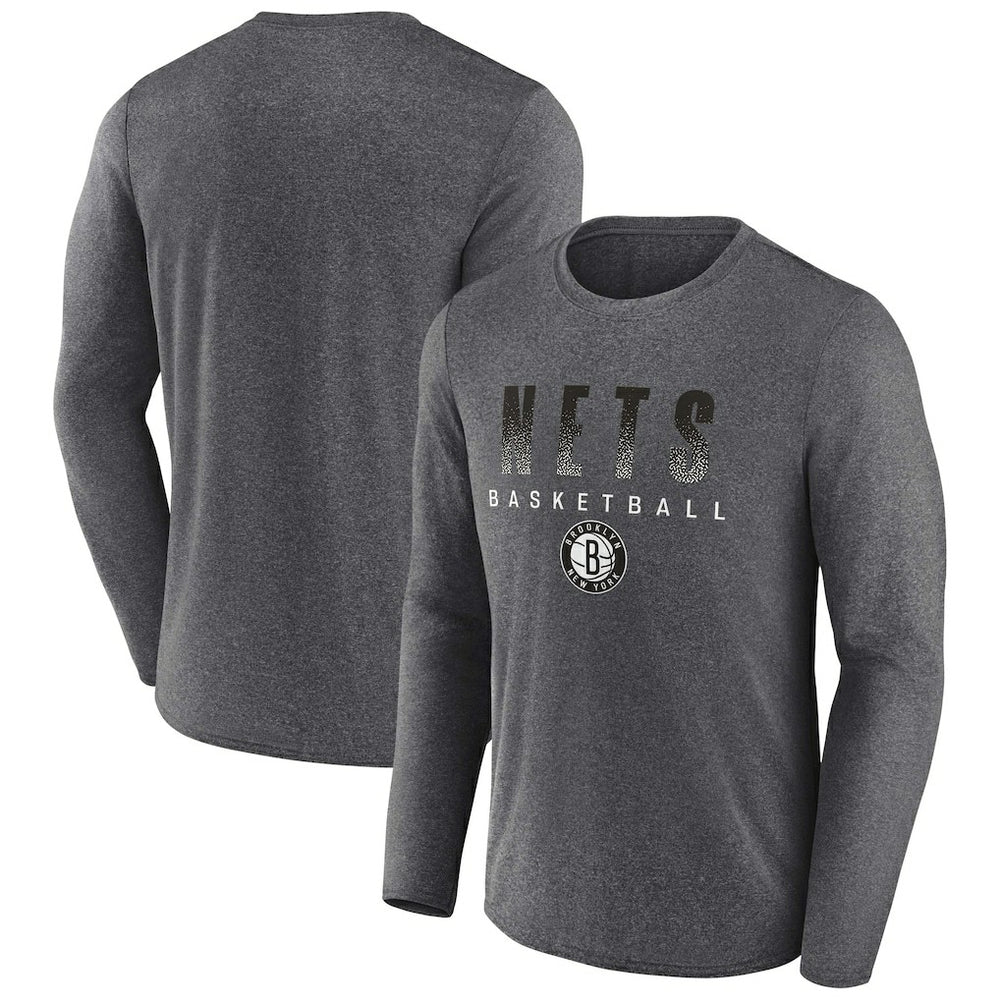 Brooklyn Nets Where Legends Play Iconic Practice Long Sleeve T-Shirt Heathered Charcoal - Fanatics outlet
