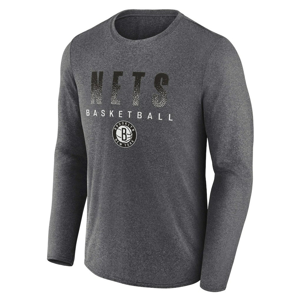 Brooklyn Nets Where Legends Play Iconic Practice Long Sleeve T-Shirt Heathered Charcoal - Fanatics outlet