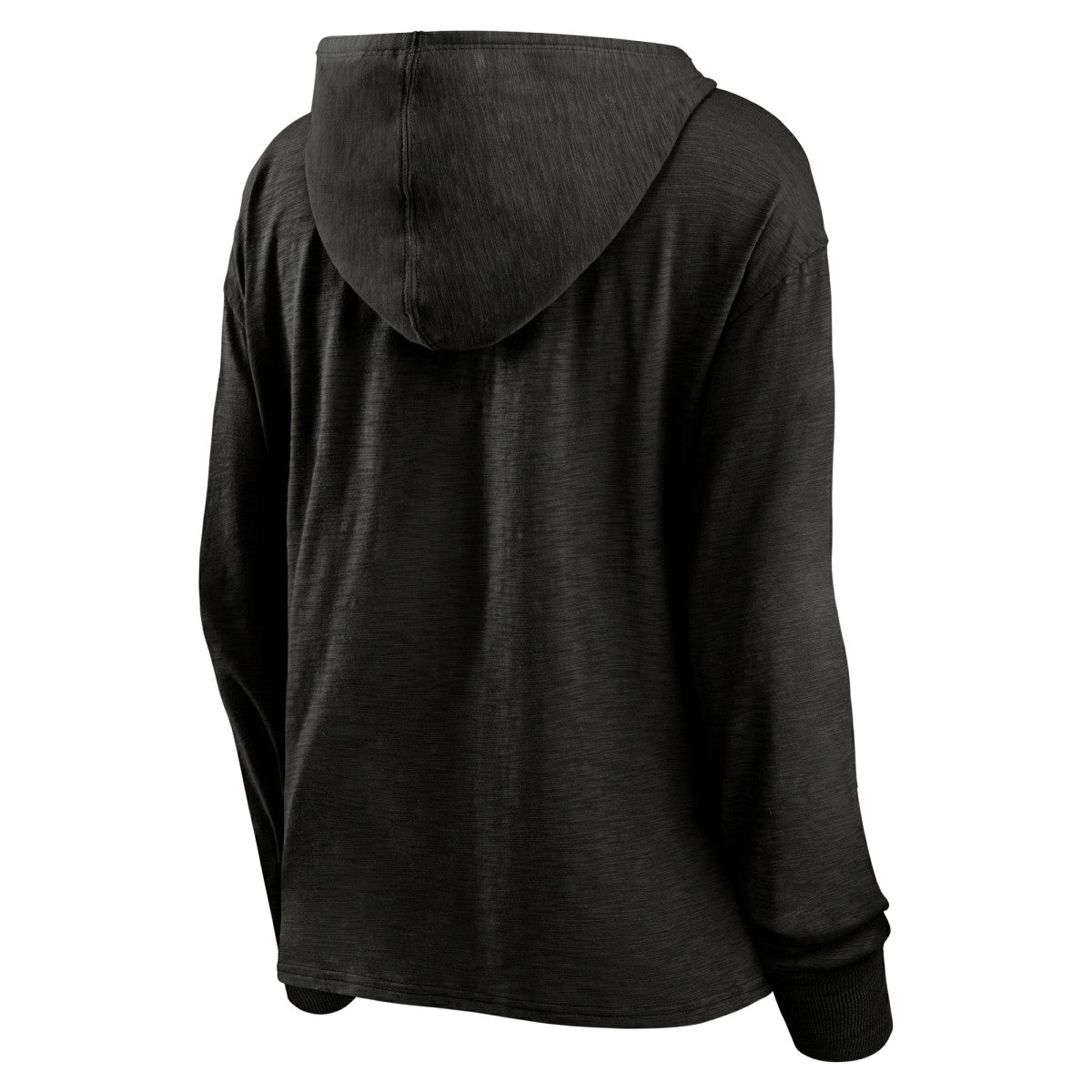 Portland Trail Blazers Women's Full Steam Slub Hoodie T-Shirt Black - Fanatics