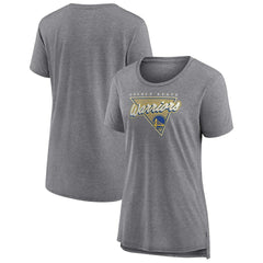 Golden State Warriors Women's True Classics Tri-Blend T-Shirt Heathered Gray - Fanatics