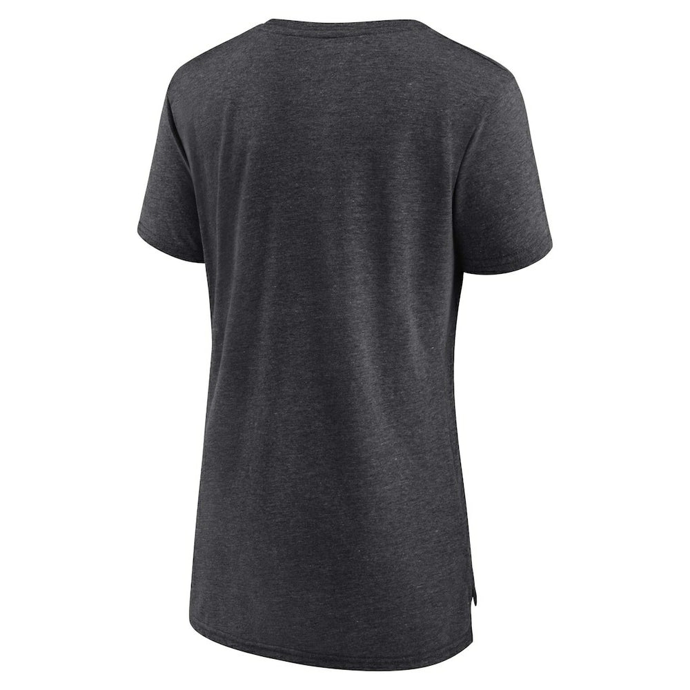 Chicago Bulls Women's True Classics Tri-Blend T-Shirt Heathered Charcoal - Fanatics