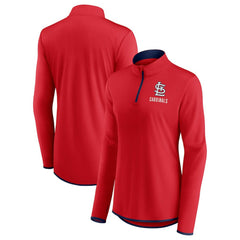 St. Louis Cardinals Fanatics Women's Worth The Drive Quarter-Zip Jacket - Red Jackets