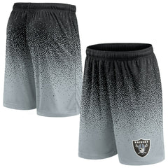 Las Vegas Raiders Ombre Shorts - Black/Silver Shorts
