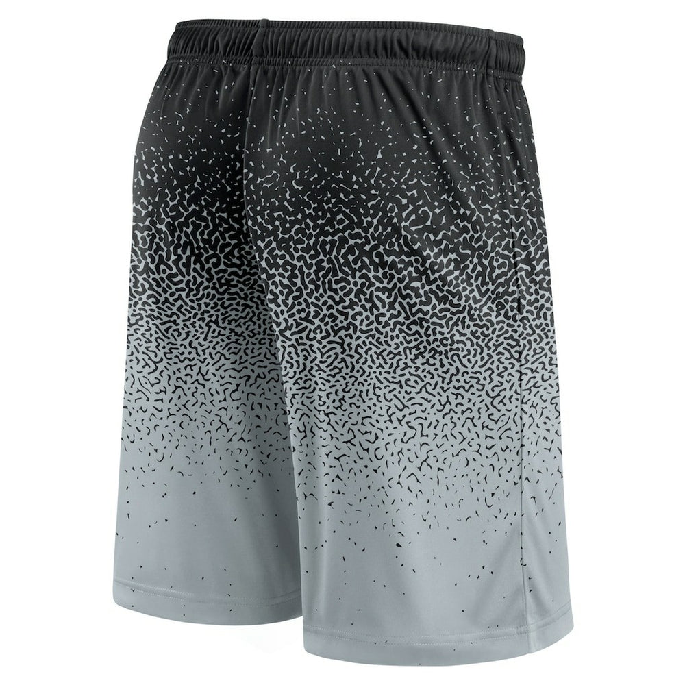 Las Vegas Raiders Ombre Shorts - Black/Silver Shorts