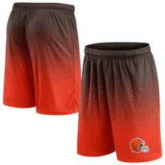 Cleveland Browns Ombre Shorts - Brown/Orange Shorts