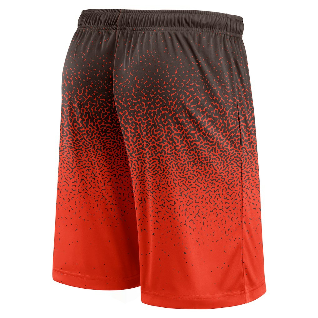 Cleveland Browns Ombre Shorts - Brown/Orange Shorts