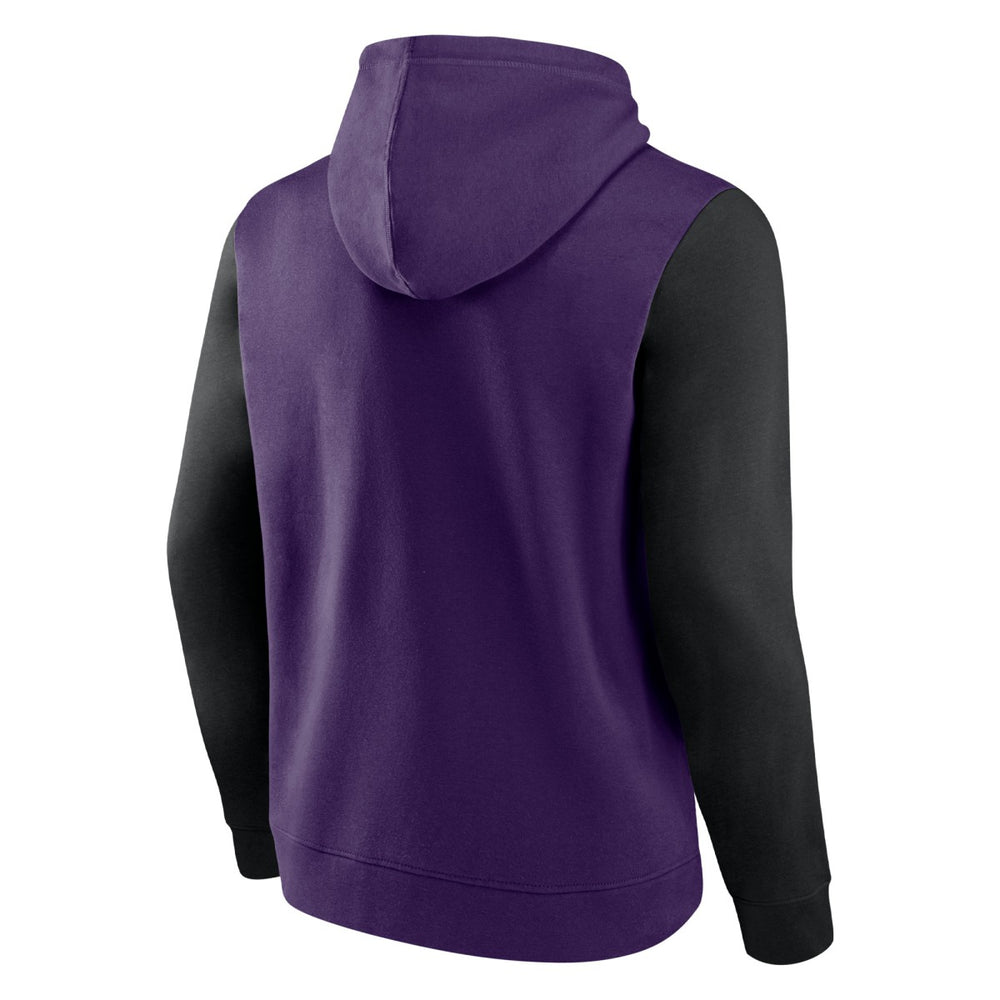 Phoenix Suns Attack Colorblock Pullover Hoodie Purple/Black - Fanatics