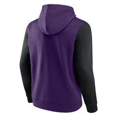 Phoenix Suns Attack Colorblock Pullover Hoodie Purple/Black - Fanatics