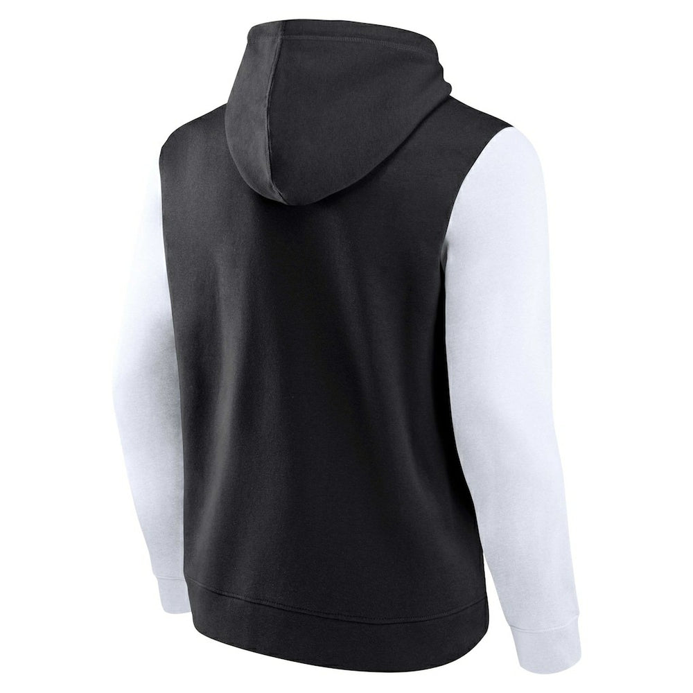 Brooklyn Nets Attack Colorblock Pullover Hoodie Black/White - Fanatics outlet