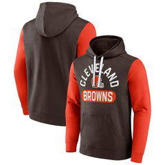 Cleveland Browns Extra Point Pullover Hoodie - Brown Hoodies