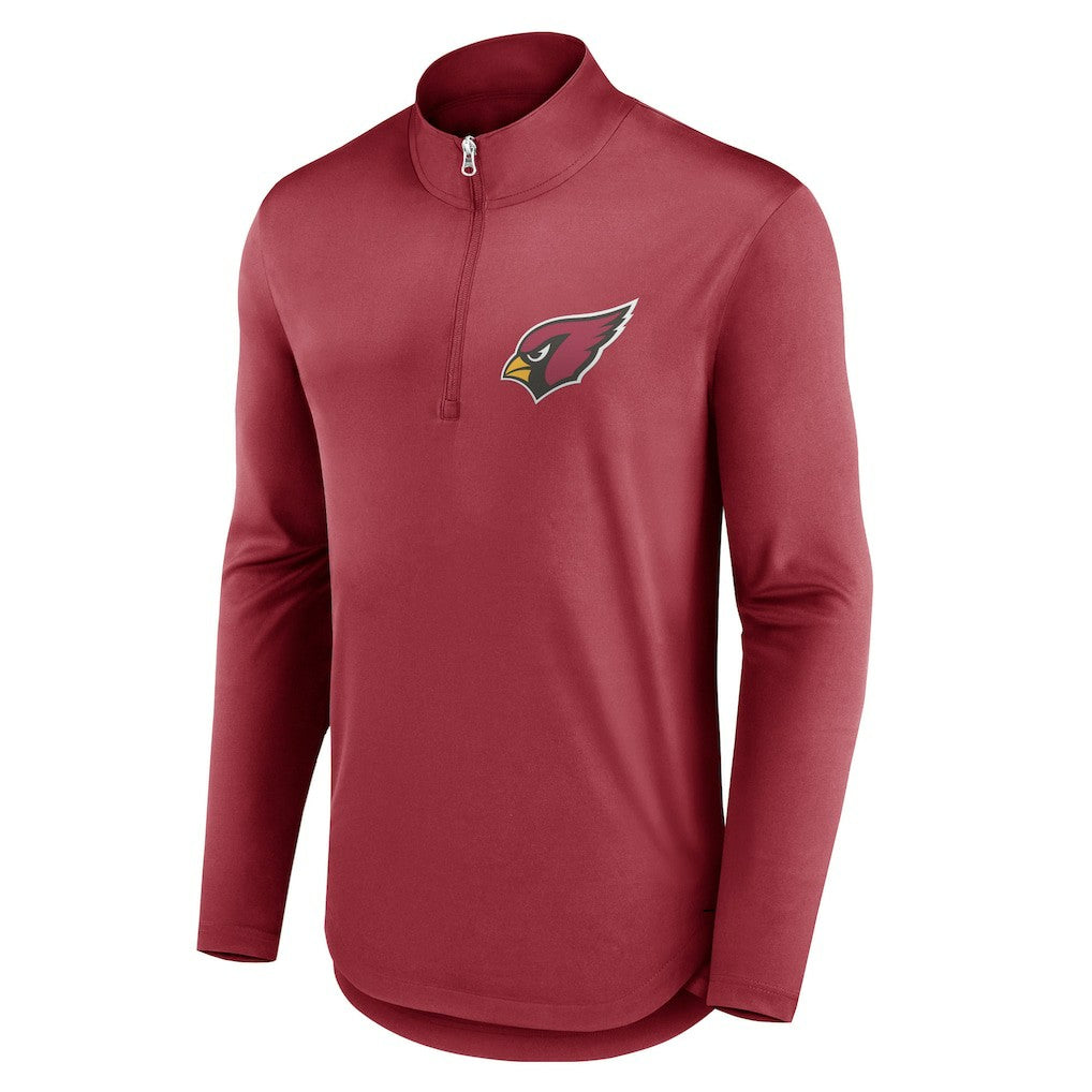 Arizona Cardinals Tough Minded Quarter-Zip Top - Cardinal Tops