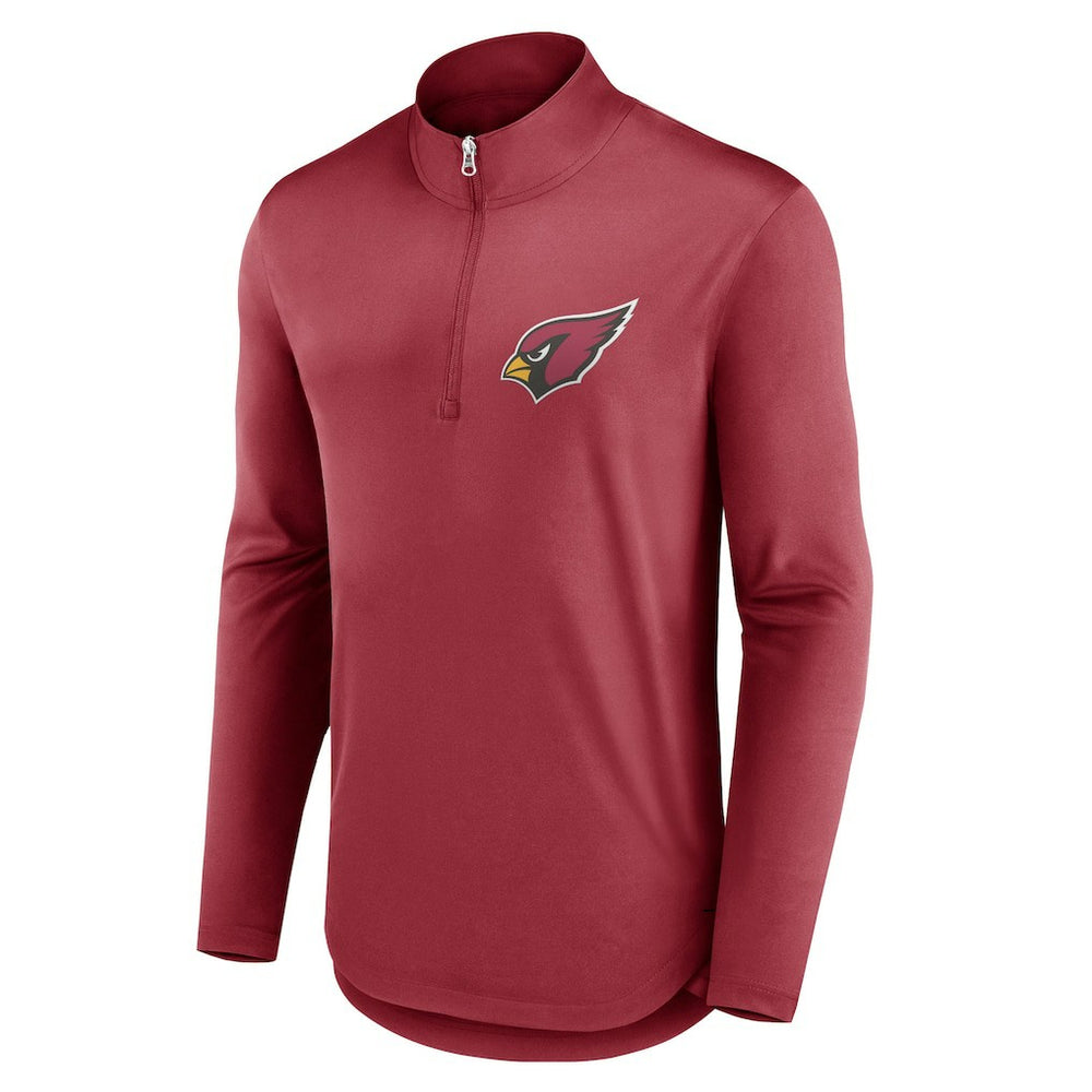 Arizona Cardinals Tough Minded Quarter-Zip Top - Cardinal Tops