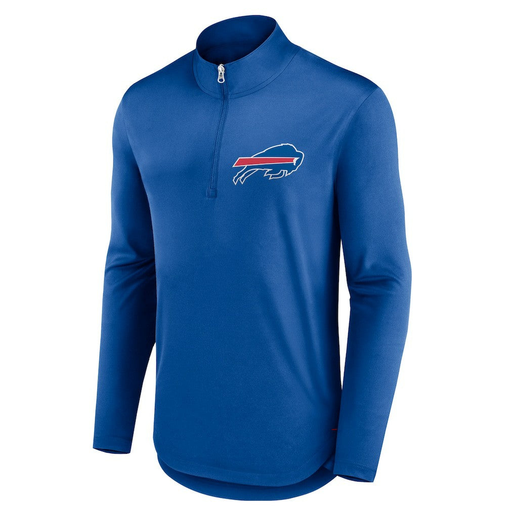 Buffalo Bills Tough Minded Quarter-Zip Top - Royal Tops