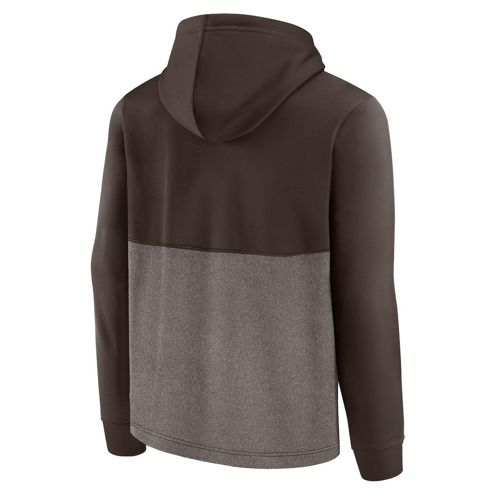 Cleveland Browns Winter Camp Pullover Hoodie - Brown Hoodies