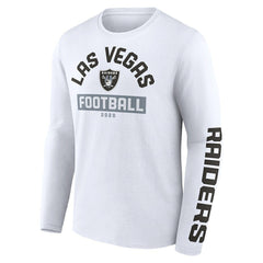 Las Vegas Raiders Long and Short Sleeve Two-Pack T-Shirt - Black/White T-shirts