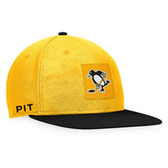 Pittsburgh Penguins Fanatics Authentic Pro Alternate Logo Snapback Hat - Gold/Black | US 4646675